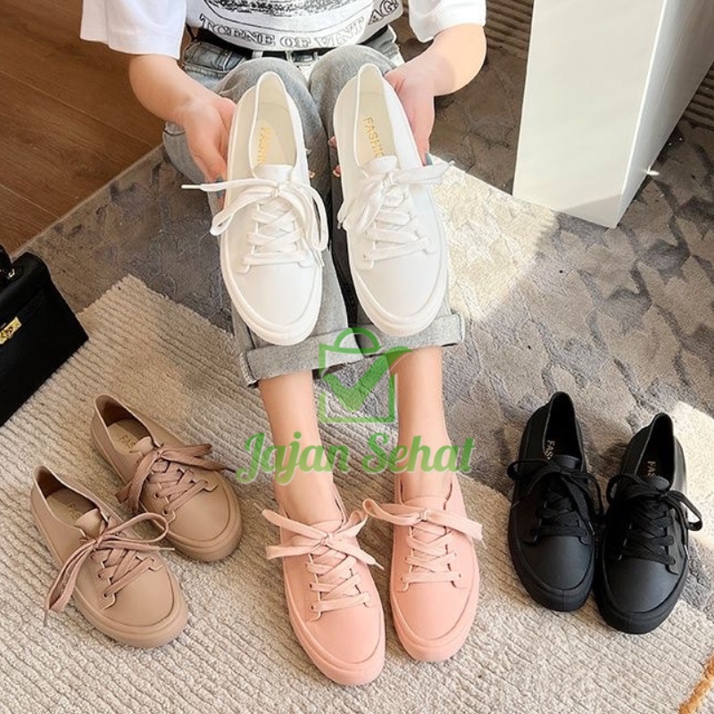 Sepatu Fashion Wanita Casual Sepatu Kets Korea 1901 Sepatu Jelly