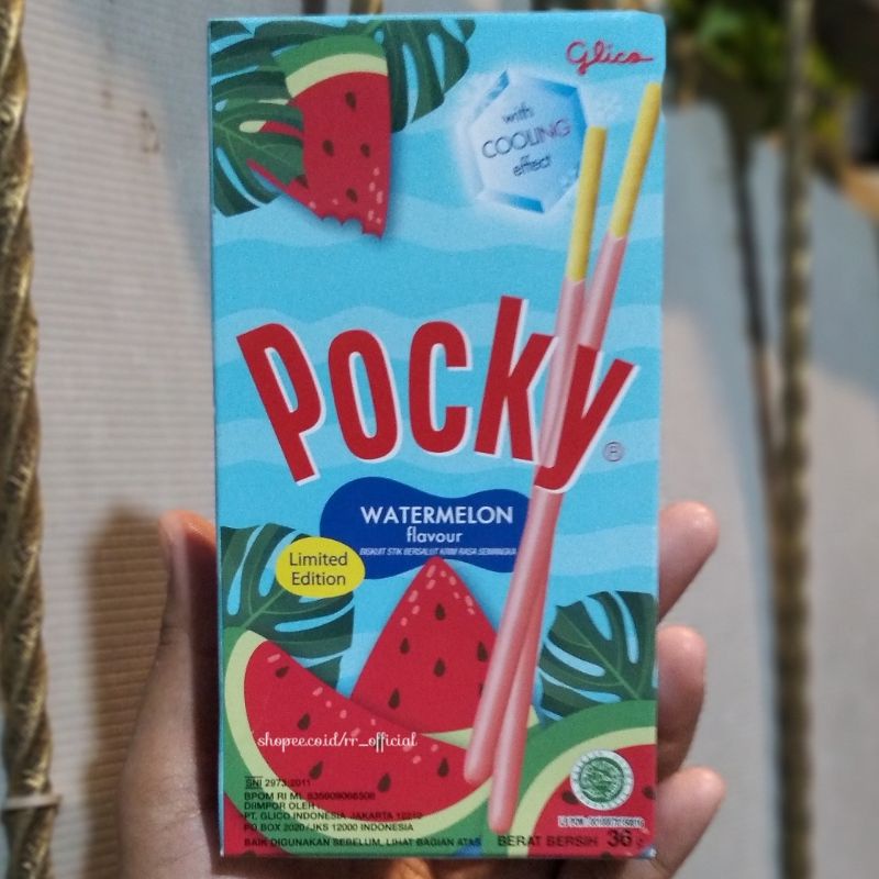 Water Melon Pocky Rasa Semangka Colling Effect Seger Kotak