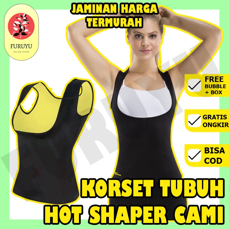 Korset Slimming Suit Rompi Baju Hot Shaper Hotshaper Cami Camisole Kamisol Neotex Pelangsing Perut