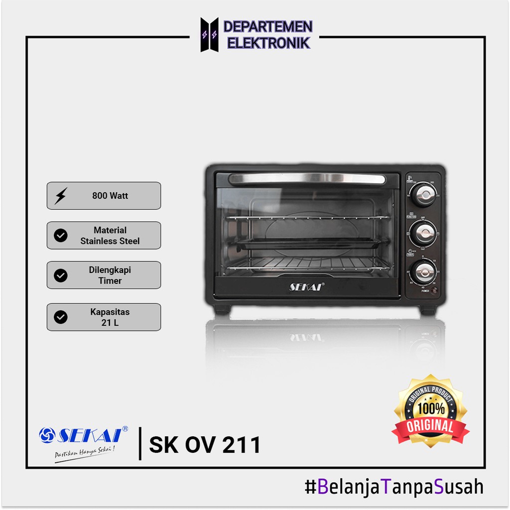 Sekai Oven listrik 211 OV 211 MURAH BANGET / GARANSI RESMI