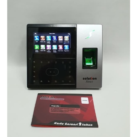 Mesin Absensi Fingerprint Wajah ADMS - Solution X601