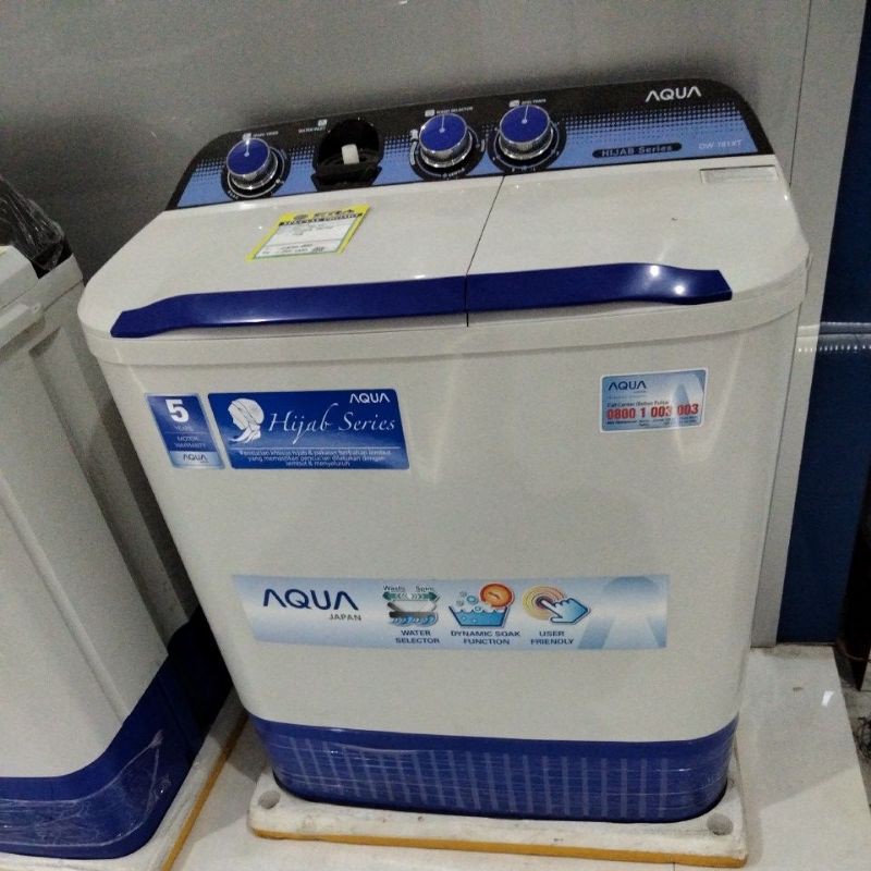 Mesin Cuci Aqua Sanyo QW 781 XT 7 kg 2 tabung