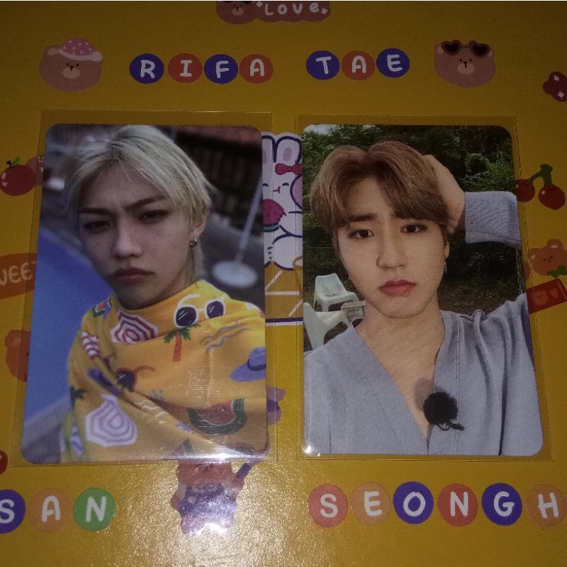 READY STOCK PHOTOCARD PC STRAY KIDS NO EASY DOUBLE SIDE DS HAN, FELIX