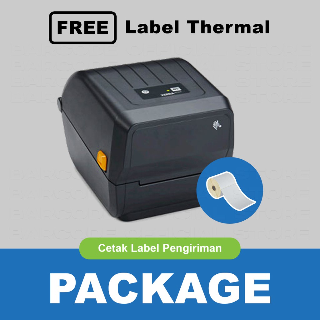 

Label Thermal 100x150mm isi 300pcs Bonus Printer Zebra ZD220