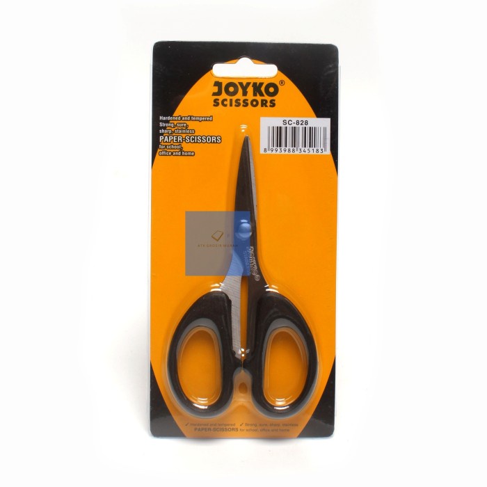 

kertas-pemotong- grosir!!! gunting kecil joyko sc 828 stainless steel -pemotong-kertas.