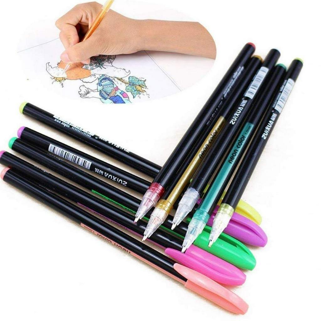 

Pulpen Warna Neon Color Gel Pen