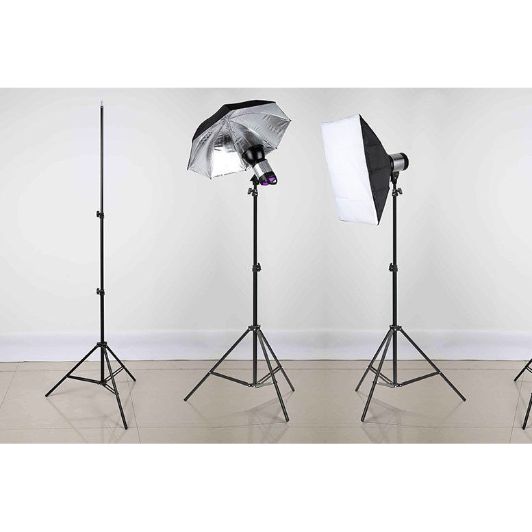 [ 2,1 Meter ] Tripod Multifungsi Lampu Ring Light Camera Selfie Kamera Foto Studio Hp Portable