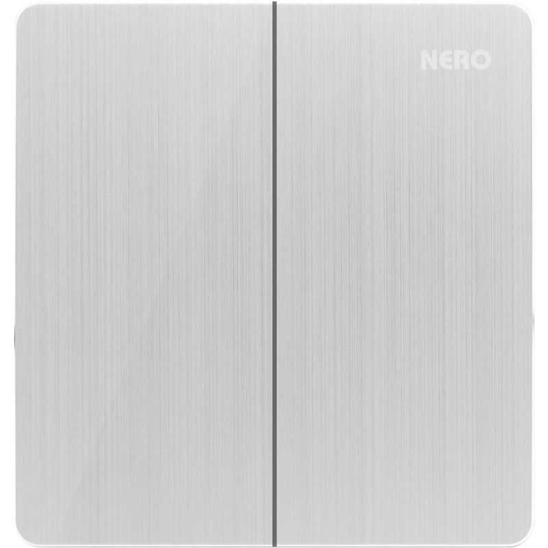 TITANIUM V111622-Silver Saklar Seri Hotel NERO