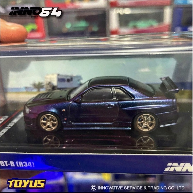 Inno64 Inno - NISSAN SKYLINE GTR R34 MIDNIGHT PURPLE CHAMELEON