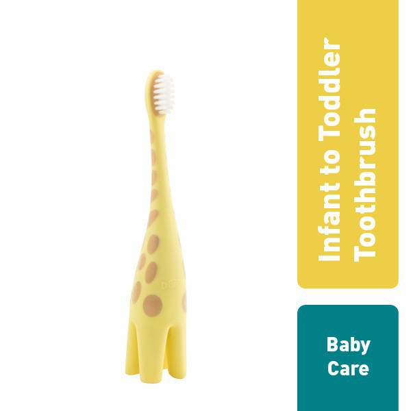 Sikat Gigi Anak Dr.Brown's Infant to Toddler Toothbrush Giraffe HG060