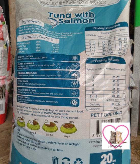 MARKOTOP Tuna 8Kg Makanan Kucing