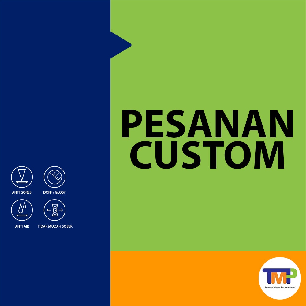 

PESANAN CETAK CUSTOM