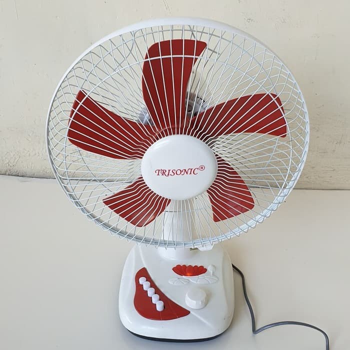 KIPAS ANGIN MEJA 12 INCH DESK FAN 12 INCH TRISONIC 121 KIPAS ANGIN DUDUK