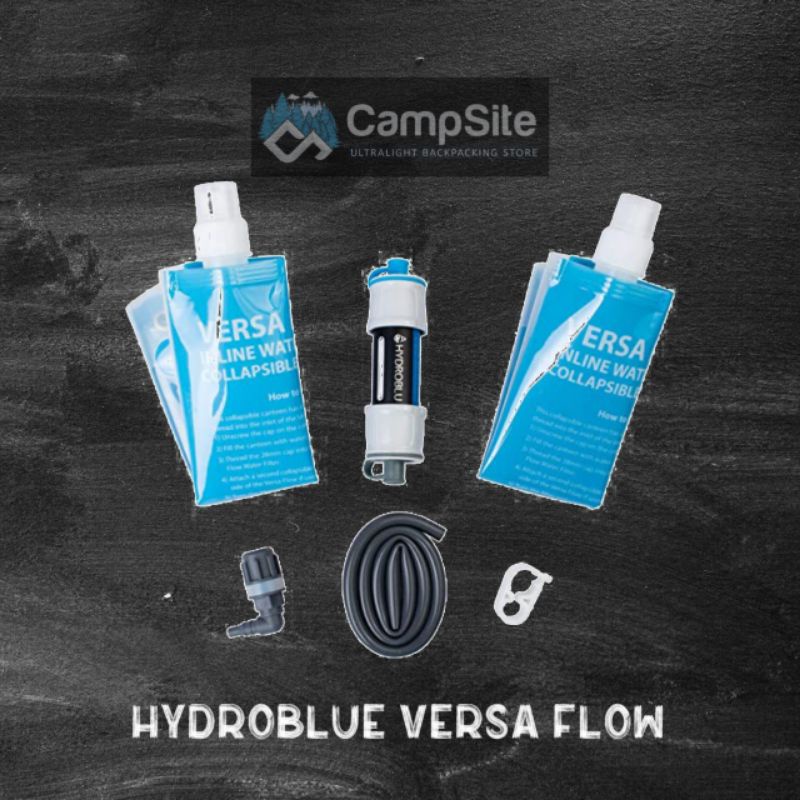 HYDROBLU Versa Flow Inline Water Filter Paket bonus OPOR atau BAKSO atau TOMYUM