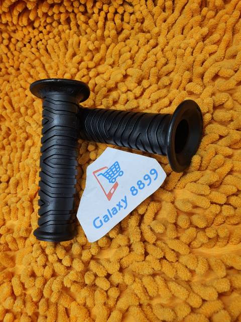 Handgrip Model Garis Ulir hitam polos Universal