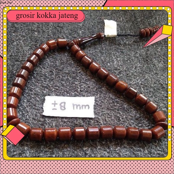 tasbih kokka peluru ± 8 mm ( 8mm ) 33 butir