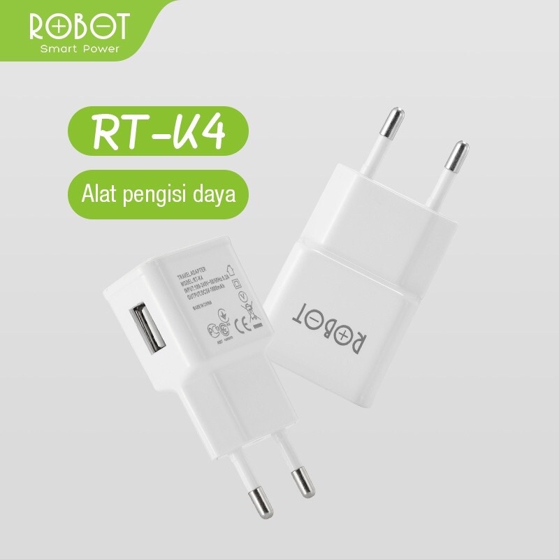 Robot Adapter Charger RT K4 Batok Charger Original Resmi 1pcs