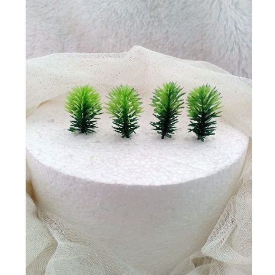 

cake topper/hiasan kue CEMARA/topper kue CEMARA BULAT (isi 9pcs)