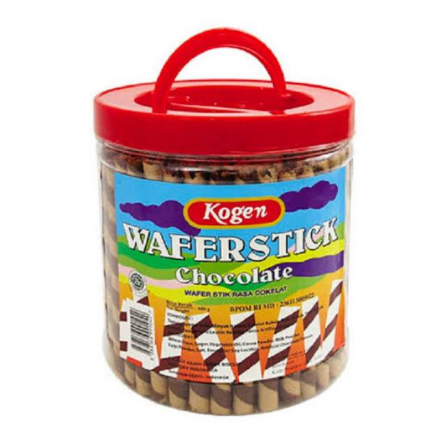 

Kogen wafer stick chocolate wafer stik dengan krim coklat 600gr - kogen astor by khong guan