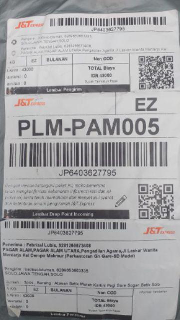 Atasan Batik Murah Kartini Pagi Sore Sogan Batik Solo Tuman 145.000