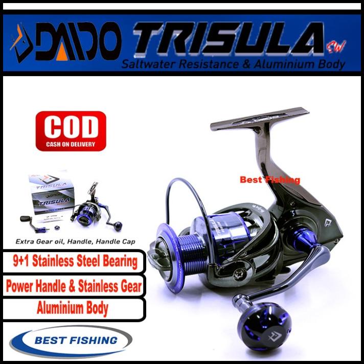 Reel Pancing Daido Trisula Sw Ukuran 1000 2000 3000 4000 6000