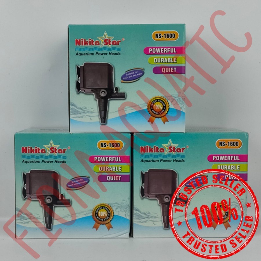 AQUARIUM POWER HEAD NIKITA STAR NS-1600 / MESIN POWER HEAD 1600