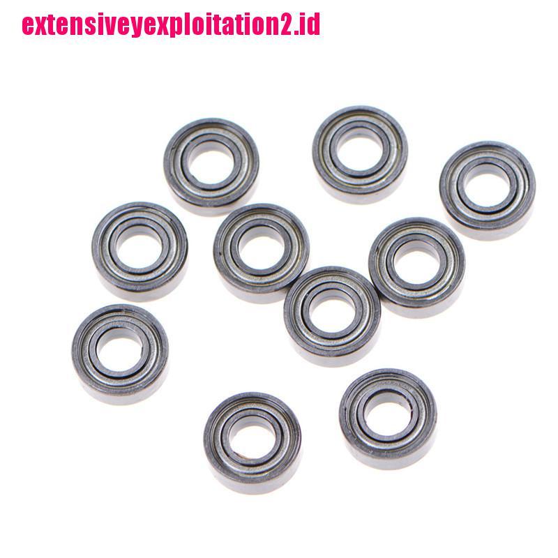 &lt; E2id &amp; &gt; 10pcs Mr115zz Miniatur Bearing Segel Karet Bahan Metal