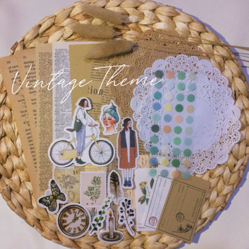 

Journal Kit Vintage & Pastel Theme