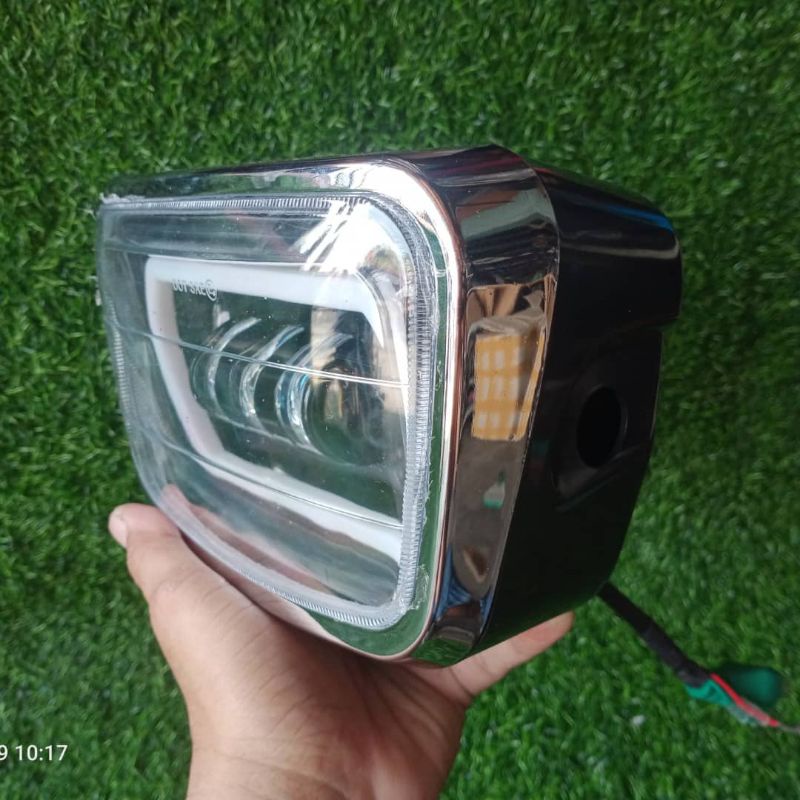 lampu depan yamaha RX king new headlamp Yamaha RX king new set lampu daymaker