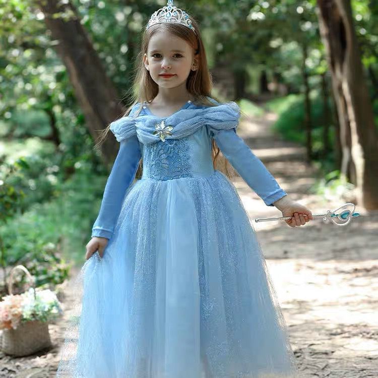 Kostum Dress Princess Baju Pesta Ulang Tahun Princess Anak Fashionable Terbaru