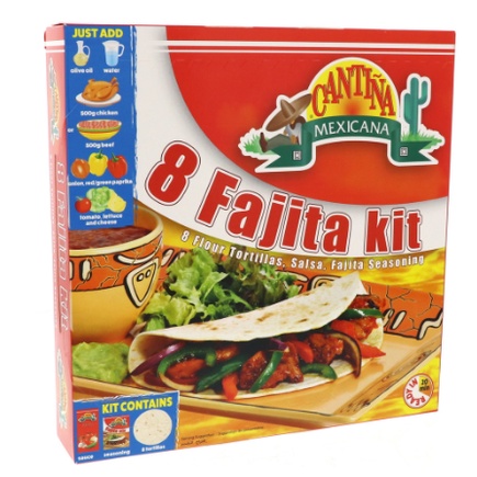 

Cantina Mexicana Dinner Kit 8 Fajita Kit 525gr/Import