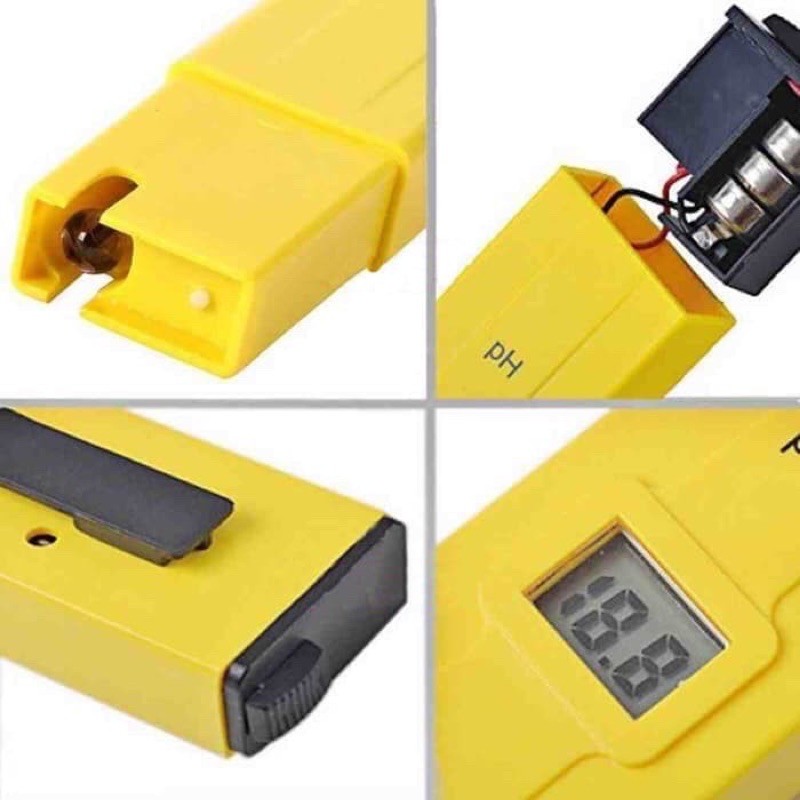 PH Meter Digital+BOX/Alat Ukur Keasaman Air -Hidroponik,Kolam,Minuman