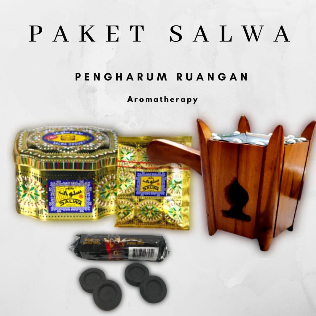 Paket Buhur Salwa / Buhur Salwa / Bukhur Salwa / Dupa Salwa / Dupa Arab Pengharum Ruangan
