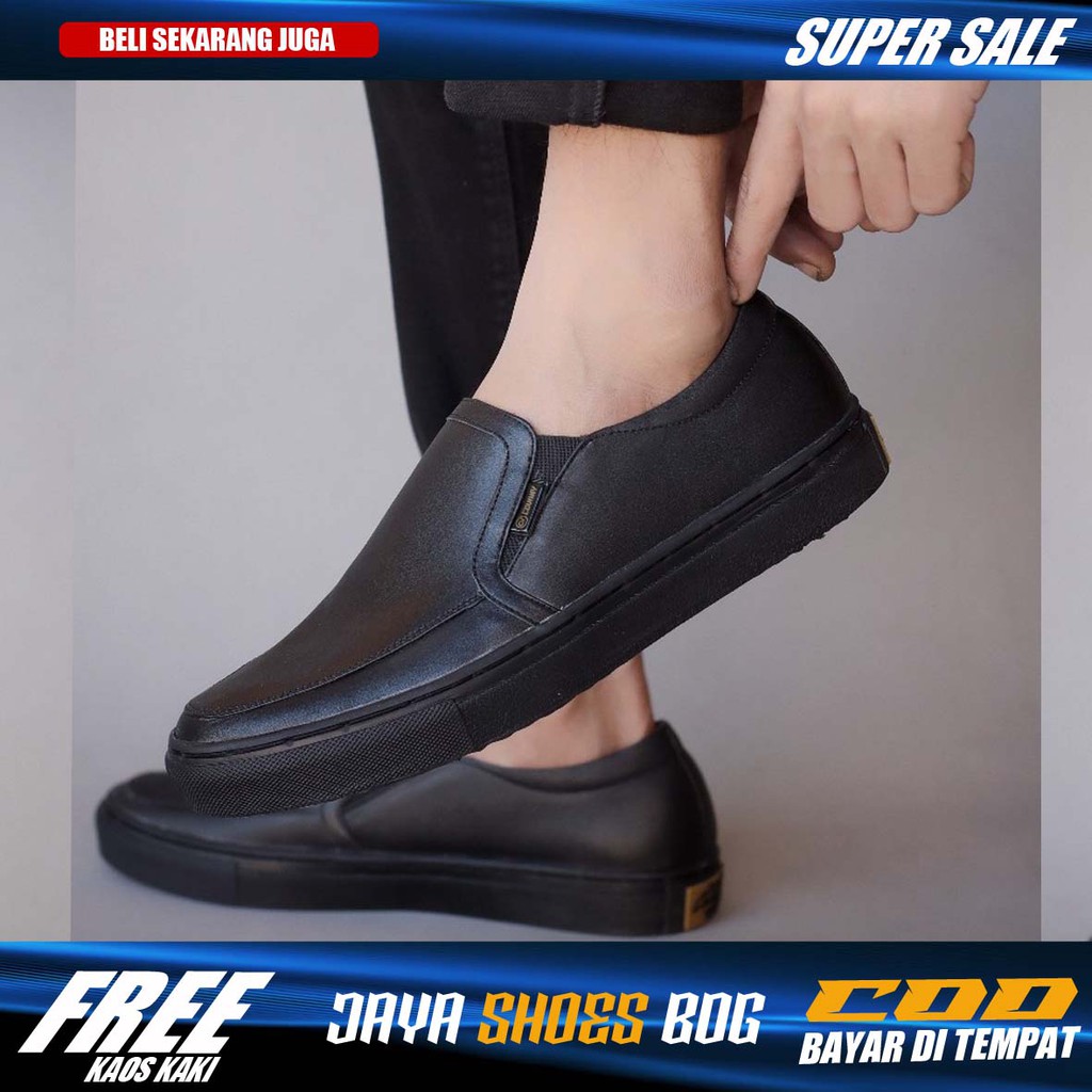 GOZIL Sepatu Kasual Casual Slip On Pria Keren Murah Original Kulit Asli Kerja Kantor Kondanga