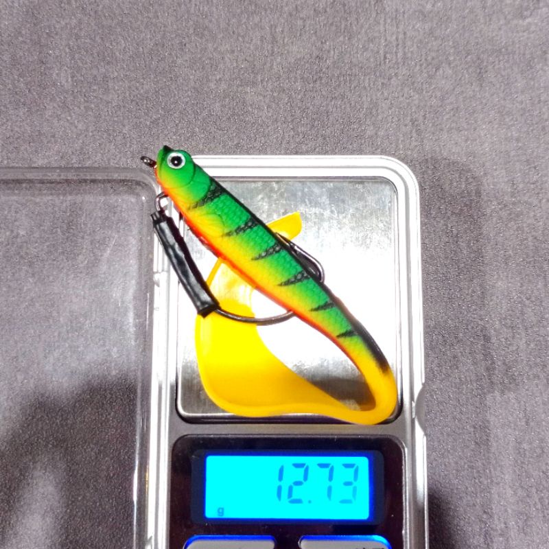 Soft Lure Jumbo Khusus Toman &amp; Gabus Babon 13gr - Umpan Casting Haruan Softlure 10cm