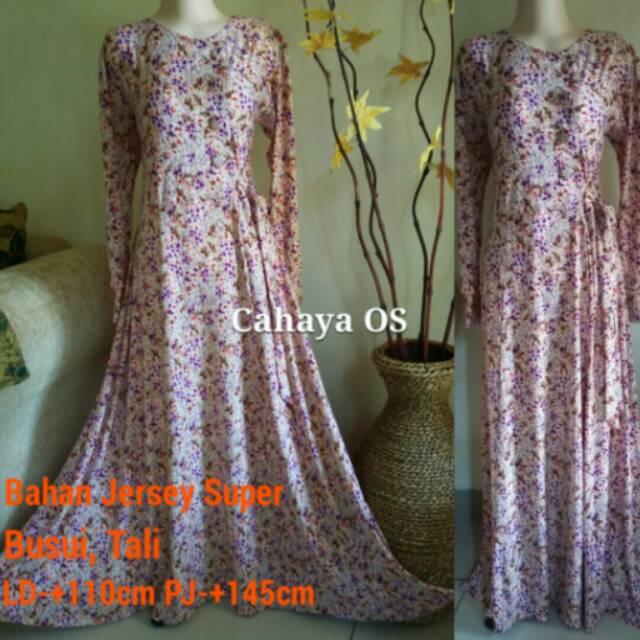 Gamis Jersey Super Grosir Murah bahan tebal
