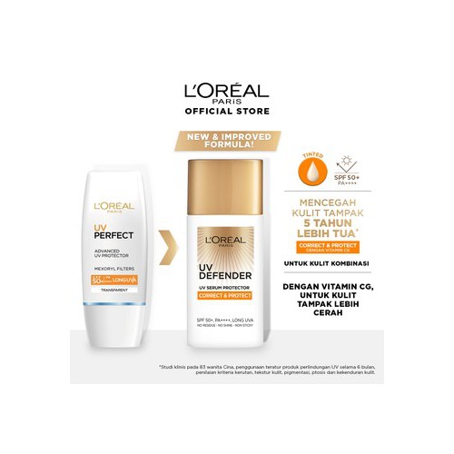 LOREAL UV DEFENDER CORRECT &amp; PROTECT SPF 50