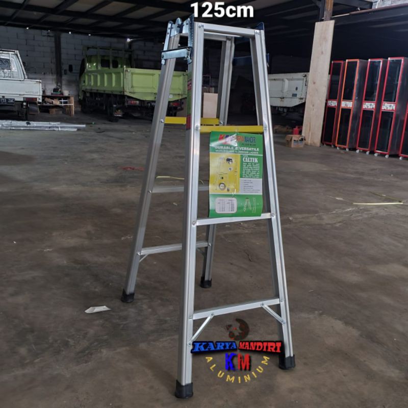 ⭐⭐⭐⭐⭐Tangga Lipat Aluminium Caltex - Ukuran 2,5 M / 2 M / 1,75 M / 1,5M / 1,25 M / 1 M