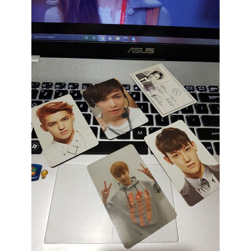 photocard PC Official EXO XOXO MAMA Growl Overdose Kris Luhan Xiumin Lay Chen