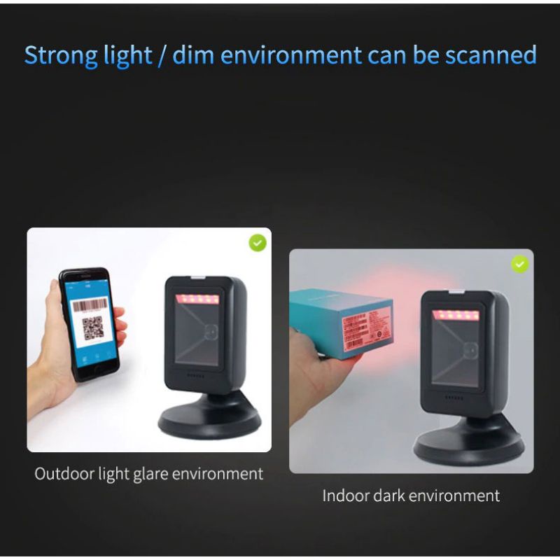 Taffware Embedded Fixed Mount Barcode Scanner 2D QR 1D 