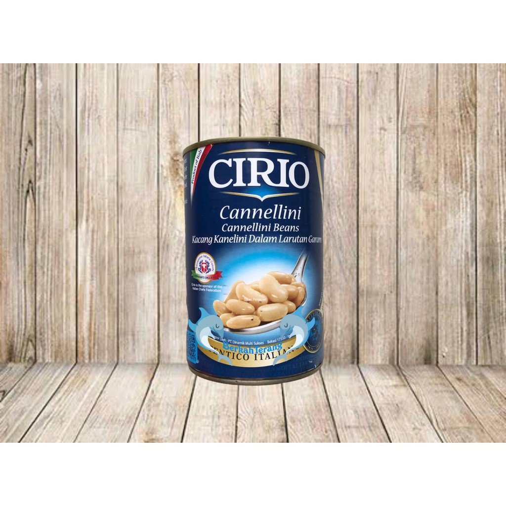 

Cirio CANNELLINI BEAN 400gr / Kacang Kanelini Dalam Larutan Garam
