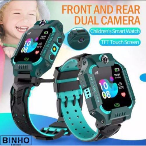 Kids Smartwatch Jam Tangan Anak Pintar Anti air Double Camera Q19