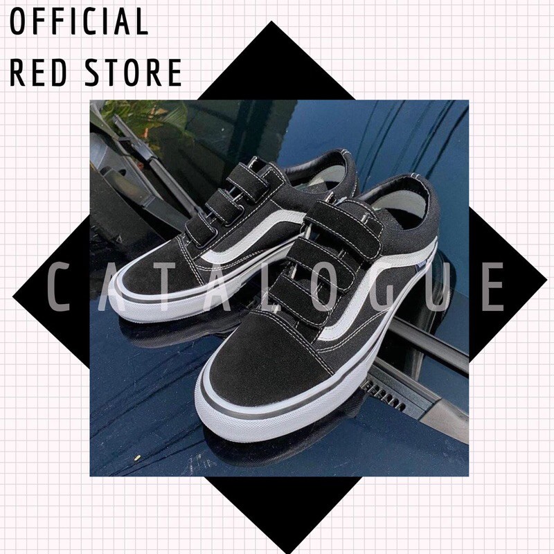 ORIGINAL Vans Oldskool Velcro Pro Black White
