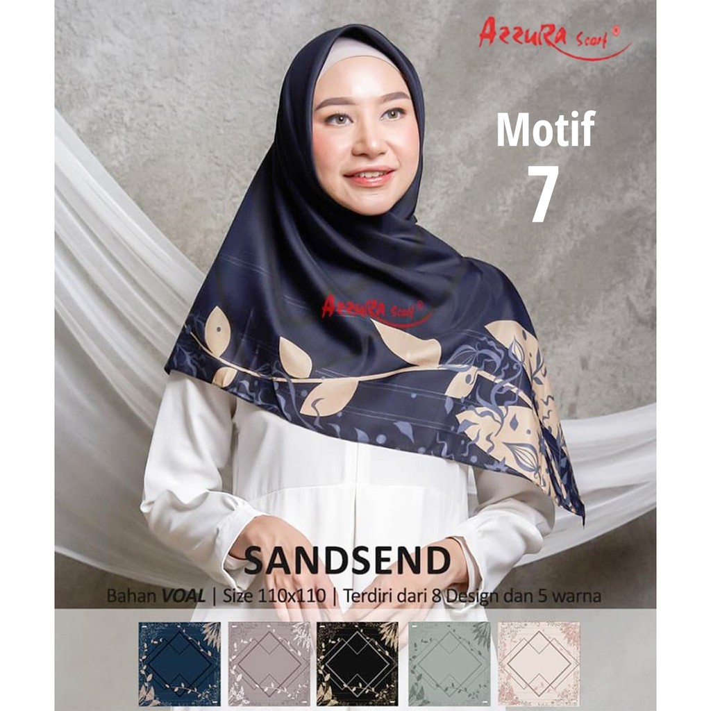 Segiempat Voal Sandsend by Azzura