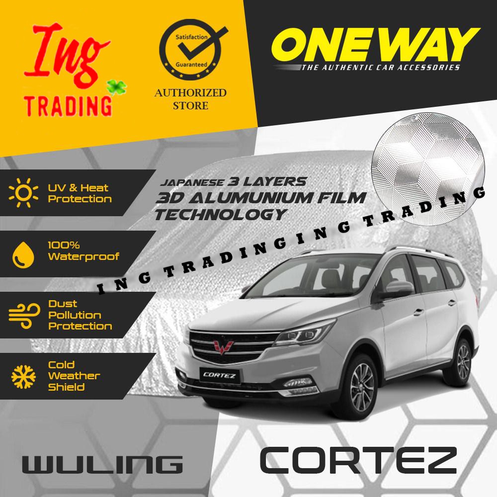 Cover Sarung Mobil WULING CORTEZ Anti Air Waterproof 3 LAPIS