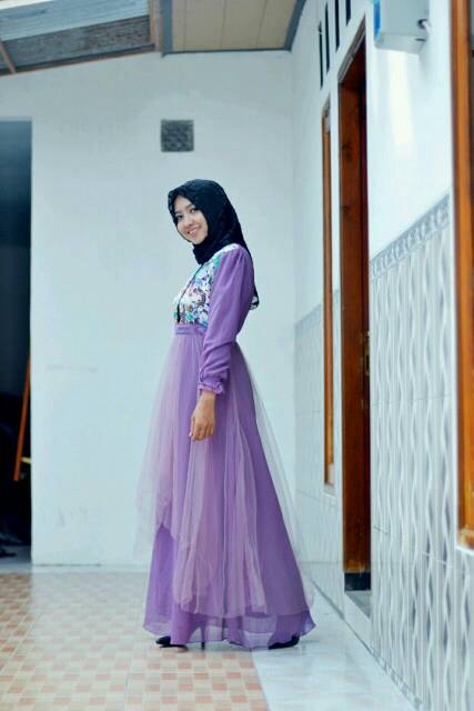 Dress Ungu Tile