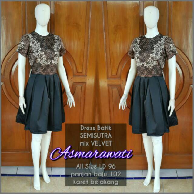 Dress Batik Pendek