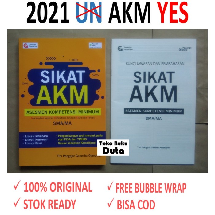 

❤BISA COD❤ Buku SOAL AKM (Asesmen Kompetensi Minimum) SMA/MA