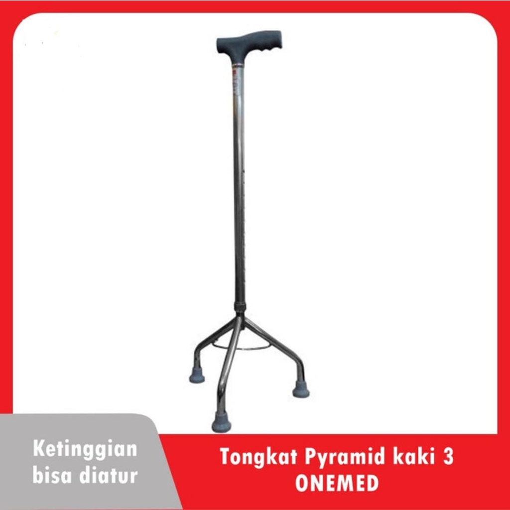 TONGKAT KAKI 3 - TONGKAT KAKI 4 - TONGKAT ORANG TUA - TONGKAT PYRAMID