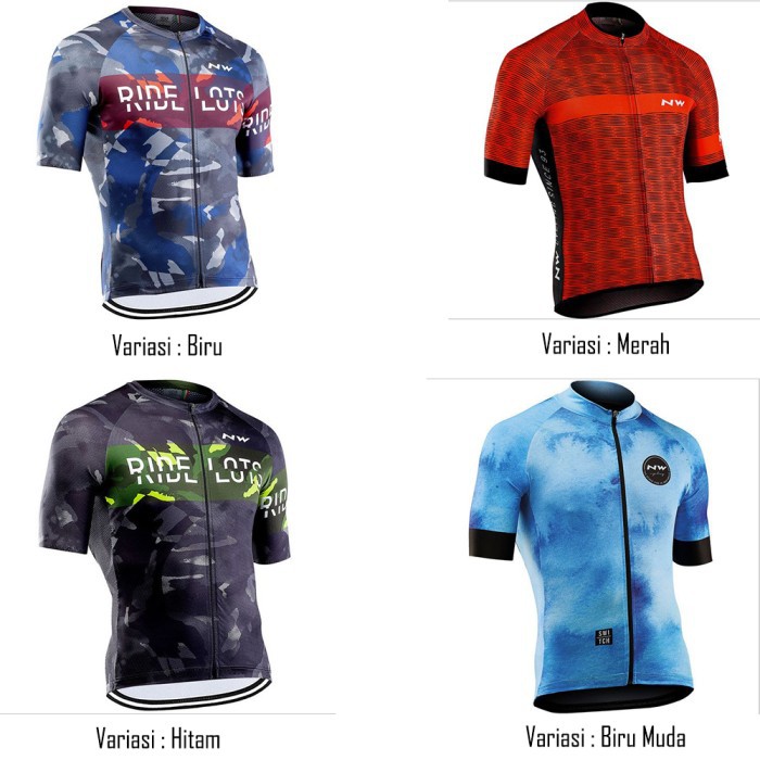 Baju Jersey Cycling Sepeda Import NW  Pria Premium IV